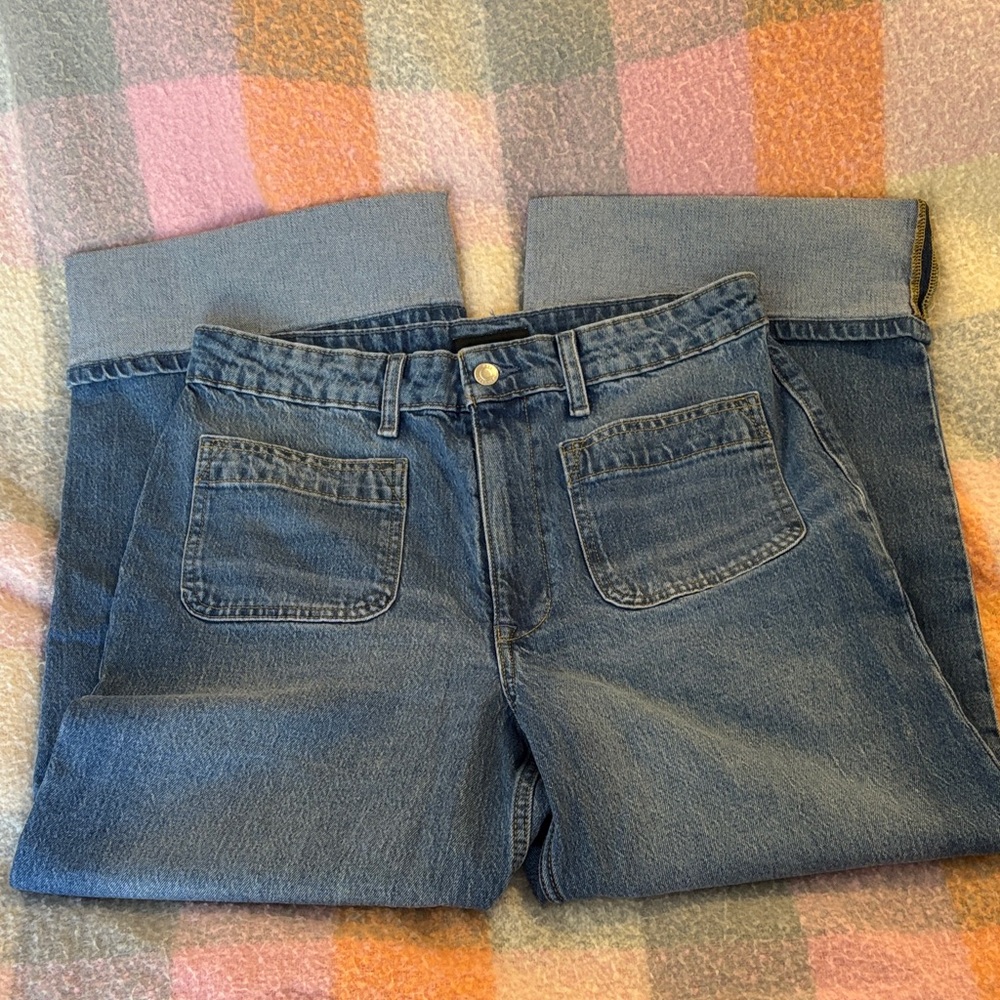 Classic Denim Ankle Jeans